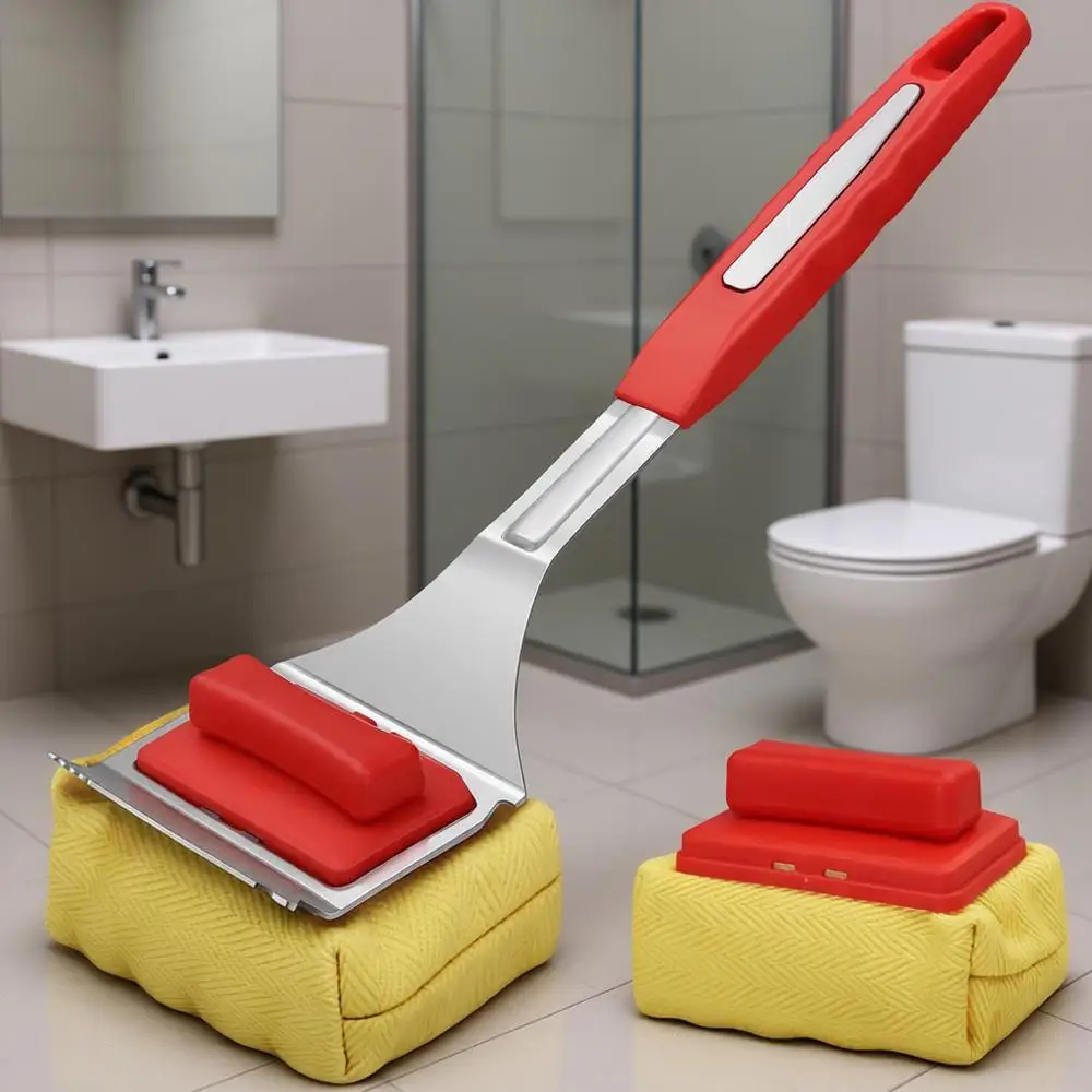 

Dual-Sided Grill Cleaning Brush with Steam Technology, Replaceable Heads and Stainless Steel Scraper