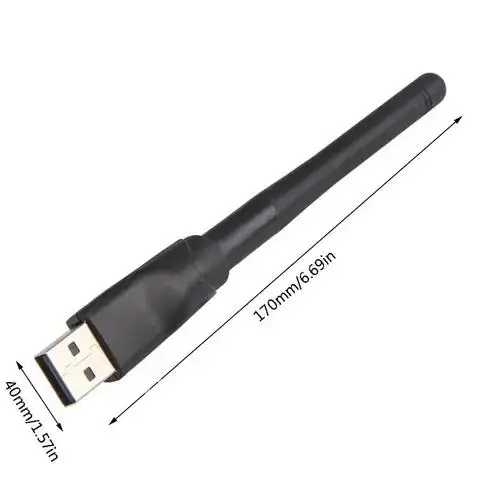 150Mbps Ralink RT5370 Wireless Network Card Mini USB 2.0 WiFi Adapter Antenna PC LAN Wi-Fi Receiver Dongle 802.11 b/g/n