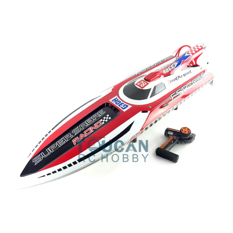 

G30H ARTR-RC 54" 30CC Engine Gasoline Fiber Glass RC Racing Boat W/Remote Controller RED THZH0053