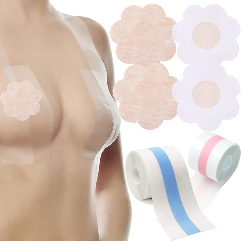

10m/Roll Transparent Self-Adhesive Non-woven Chest Lift Tape Invisible No Burden Push Up Bra Tape Women Underwear Accessories