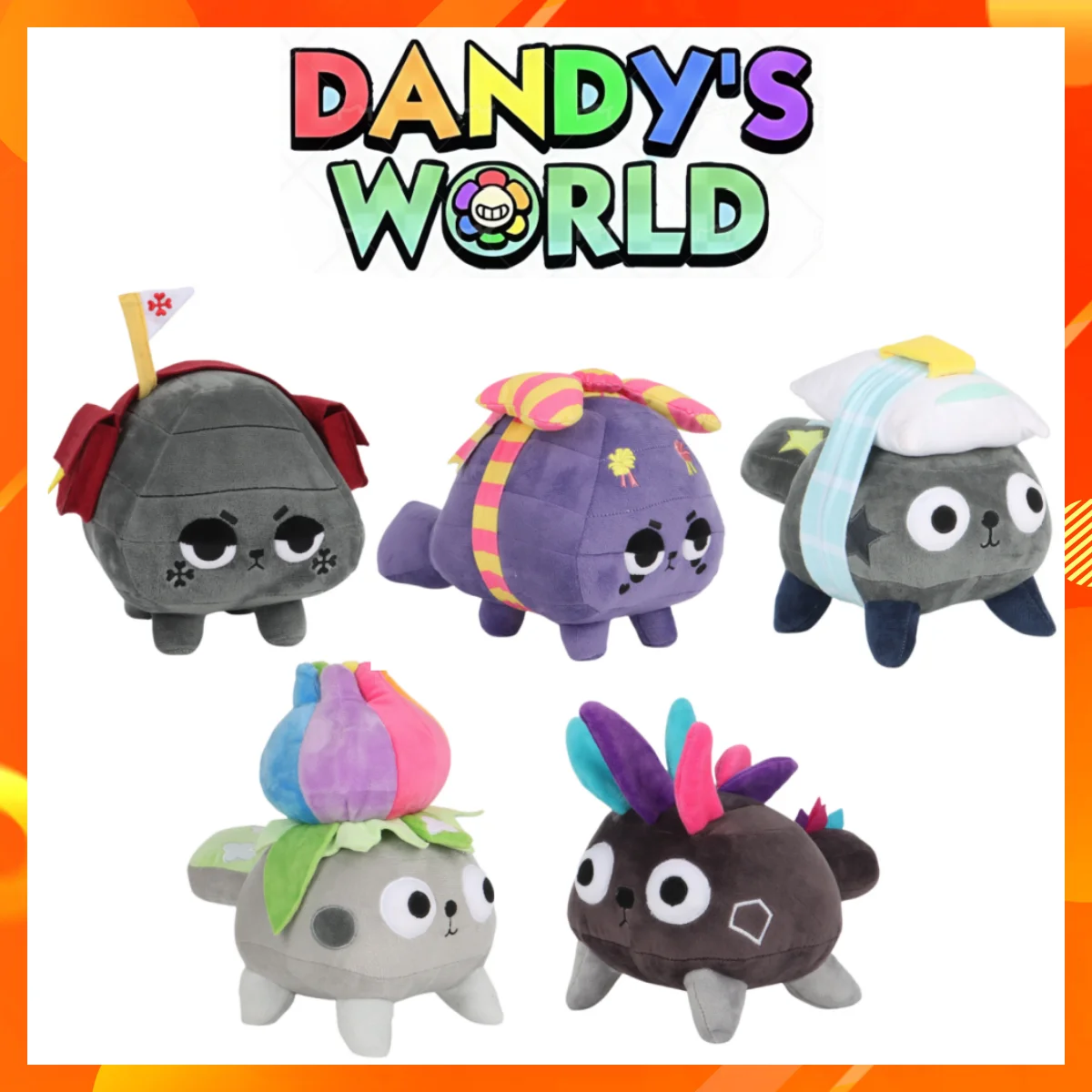 

Dandy’s World Star-Time Pebble Plush Dandys World Loyal Bud Pebble Plushie Cartoon Icon Pebble Stuffed Doll Toy Children's Gift
