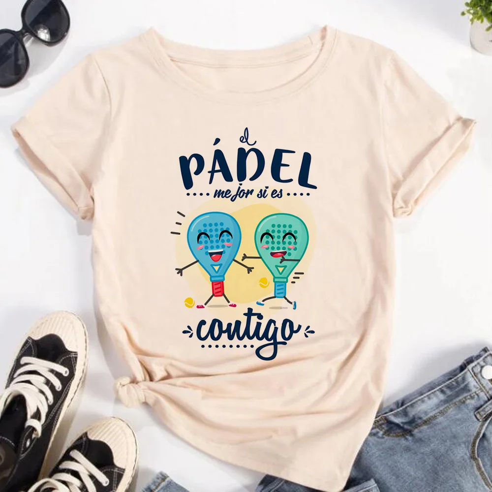 

Padel Tee women manga summer harajuku t shirt girl graphic funny Japanese clothing