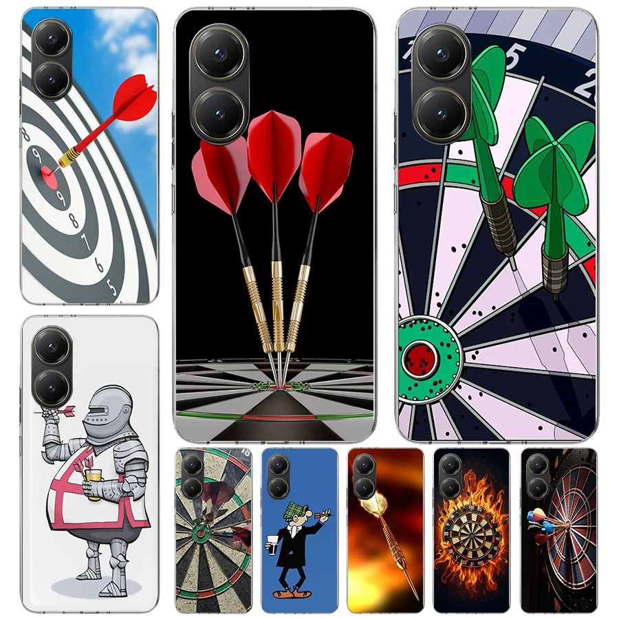 Phone Cases Target - Darts Aesthetics Wire Target Soft Phone