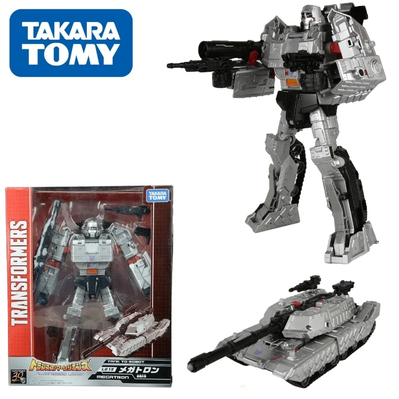 In stock original TAKARA TOMY Transformers Japanese version LG-13 Megatron PVC anime character action figure model toy