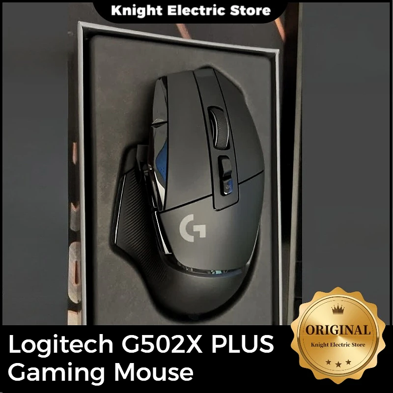 

Игровая мышь Logitech G502X PLUS 2,4G, беспроводной датчик HERO 25K, 25600 точек на дюйм, съемная кнопка регулировки DPI, легкая мышь RGB
