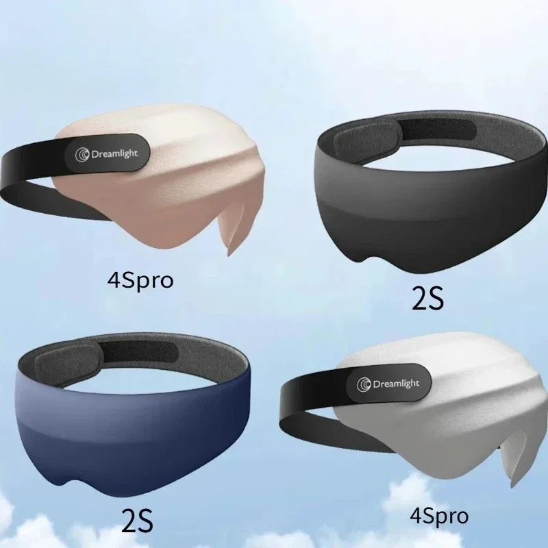 Nova Máscara de Olhos Dreamlight 4S Pro para Dormir, Auxílio Estereoscópico 3D para Homens e Mulheres Adultos, Máscara de Olhos Ajustável e Portátil com Bloqueio Total de Luz
