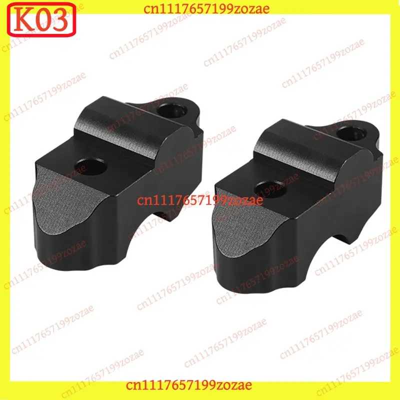k03 Handlebar Risers for Benda Chinchilla 350 Dark Flag 500 Rock 707 Graystone 2025 Motorcycle, Replacement Parts