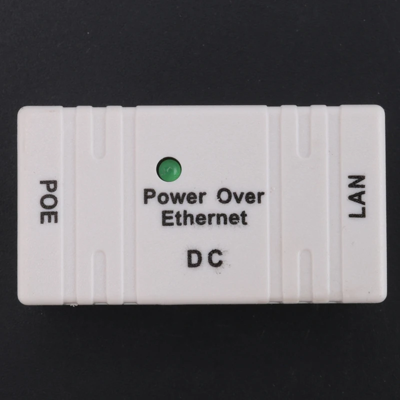 100 Mbps 5V 12V 24V 48V/1A BJW POE Injector Power Splitter For IP Camera POE Adapter Module Replacement Parts Accessories -White
