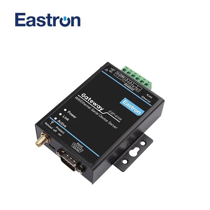 Imagem -03 - Eastron-servidor de Dispositivo Serial sem Fio Esp4104 Módulo Wifi Rj45 Ethernet para Rs232 Rs485 Conversor Rs422