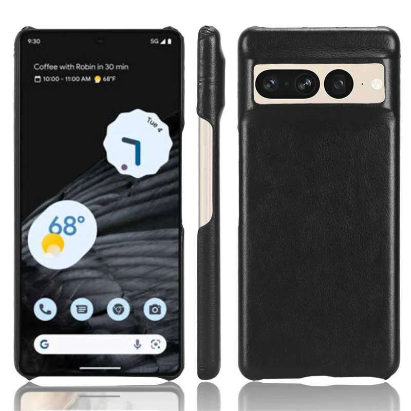 For Google Pixel 7 Pro Pixel7 Case PU Leather Skin Hard Cover Bumper Back Shockproof Case for Google Pixel 7 Pixel7 GVU6C GQML3