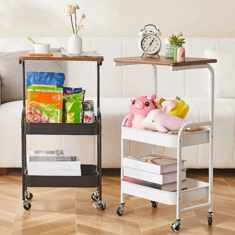 

Ultra Thin Mobile Trolley Waterproof Multi-purpose Rust Proof Modern and Simple Household Kitchen organizers wall shelves
