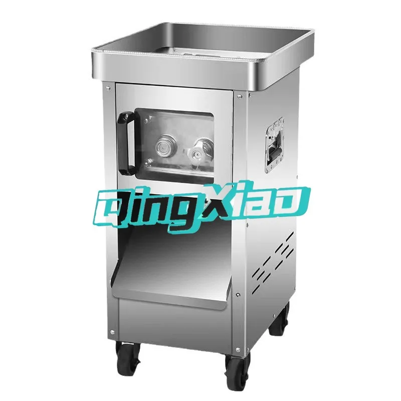 Commercial Electric Stainless Steel Meat Slicer Shredder Fully Automatic Multi-functional Fresh Meat Slicer