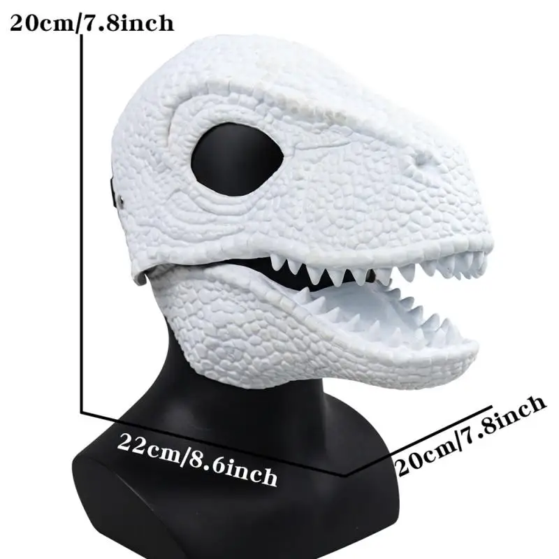 Animal Masks Easy To Wear Unique Activity Mouth Function Great For Halloween Parties High Quality Latex Material Dinosaur Mask