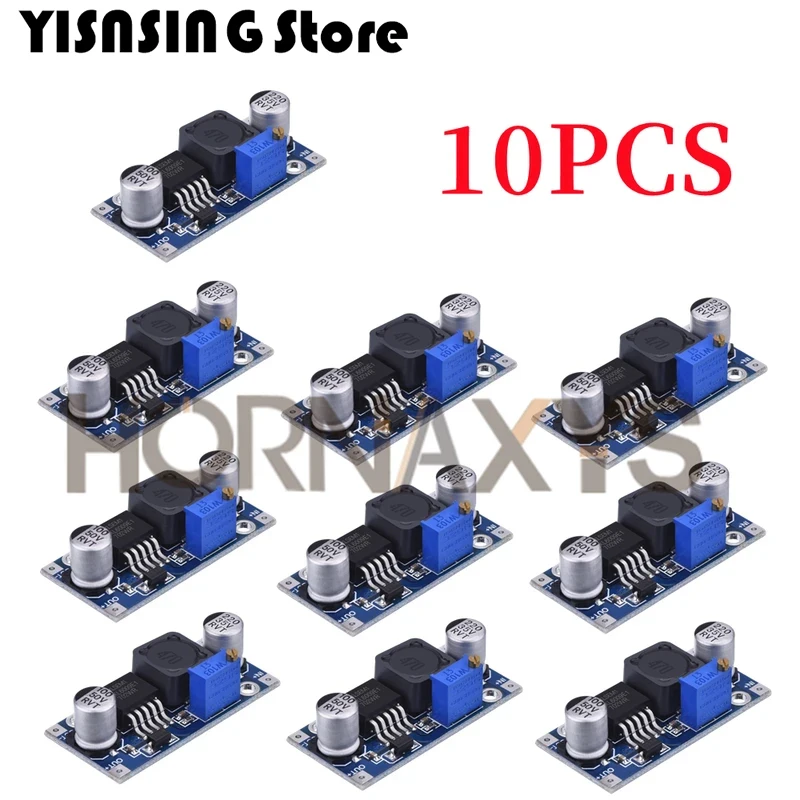 1-10PCS XL6009 4A Boost Converter Step Up Adjustable 15W 5-32V to 5-50V DC-DC Power Supply Module LM2577 Step-up Module