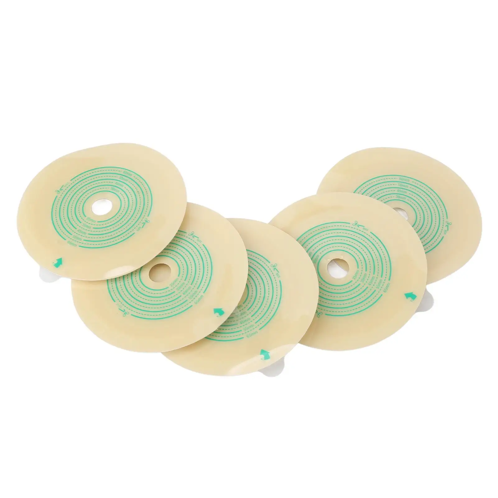 

Hydrocolloid Ostomy Barrier Rings Skin Friendly Perforated Cuttable Clear for stoma Care Bags for Colostomy Nursing