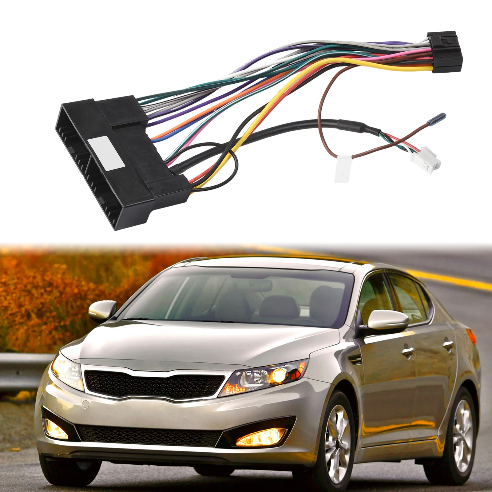 For Hyundai Car Accessories Radio Power Cable Car Audio System Direct Installation Wear-resistant Non-deformed