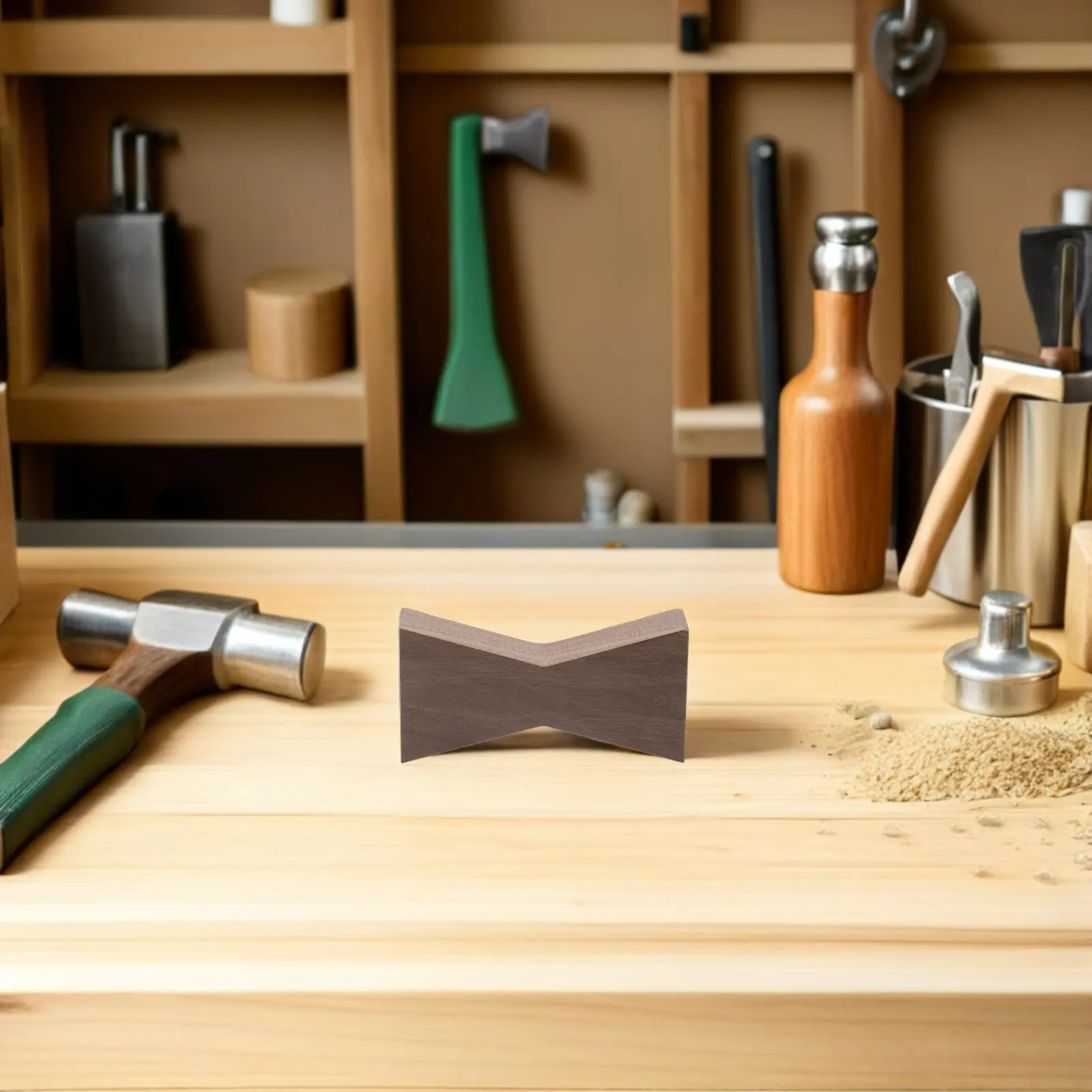 Wood Bow Tie Inlay Solid Wood Repair Kit Coffee Furniture Crack Repair Wooden Crack Plug Bowtie Inlay Woodworking Fix