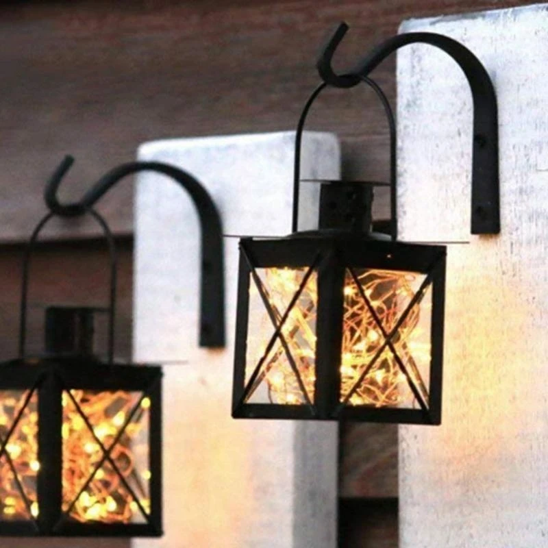 Plant Hangers Outdoor Hand-Forged Heavy Duty Plant Hangers Brackets Durable