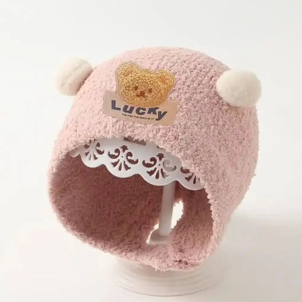 

Детская шапка-бини с мультяшным рисунком, осенне-зимняя, утепленная, в стиле хип-хоп, теплая, милая, для улицы