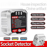ANENG AC27 Circuit Breaker Finders Socket Tester EU US Plug Electrical Outlet Tester Electroscope Meter Voltage Detector Tools