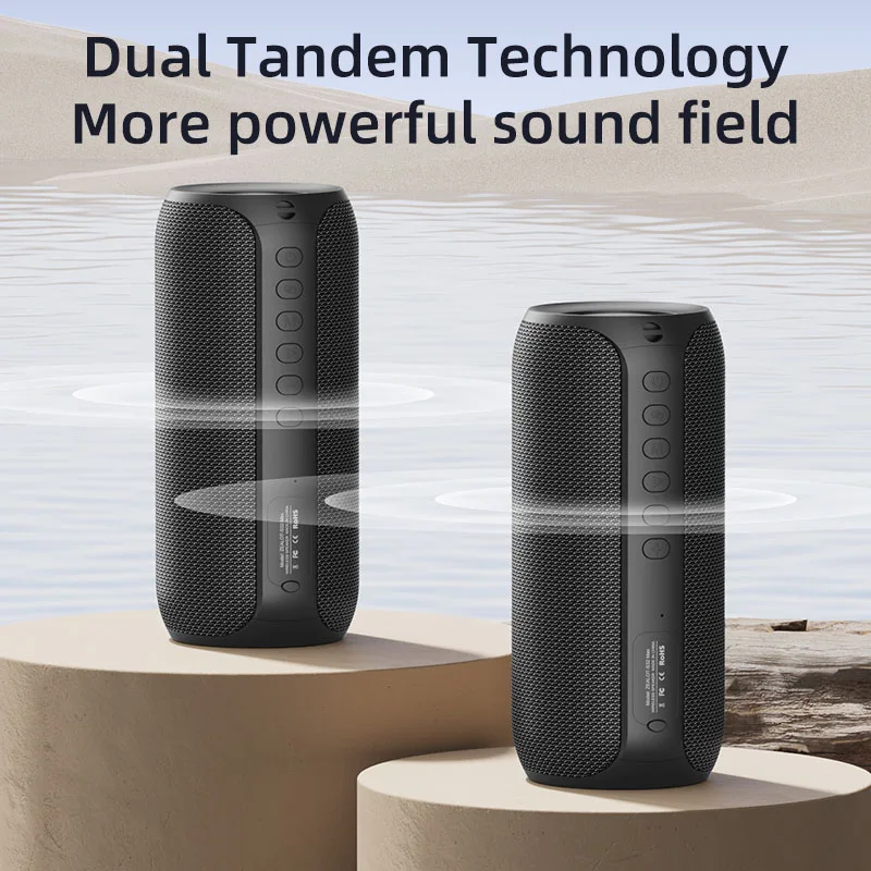 ZEALOT S32 MAX Wireless Speaker Bluetooth Subwoofer 20W Bass Stereo Support Micro SD Card USB Disk