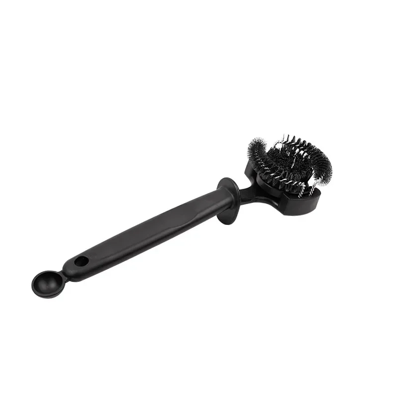 Coffee machine Cleaning brush, brewing bubble head Brush head 58mm handle Blind bowl Steam long wash Italian tool