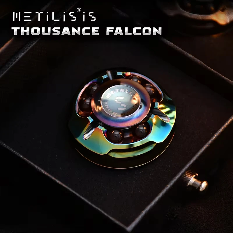 メティリス サウザルアイス ファルコン ユースエディション ライト フィジェットスピナー EDC メタル フィジェットトイ メタル フィジェットスピナー