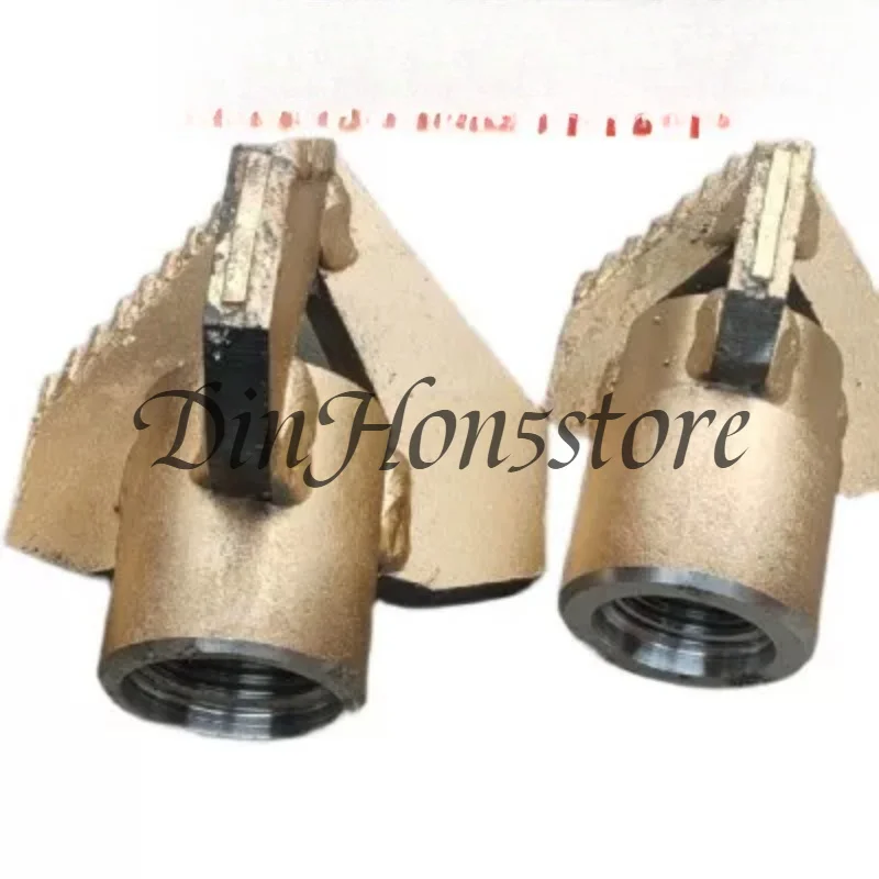 1PC Drilling Tool Accessories Carbide Three-Wing Drill Bit Three-Edge Rock Drill Bit for Geological Exploration