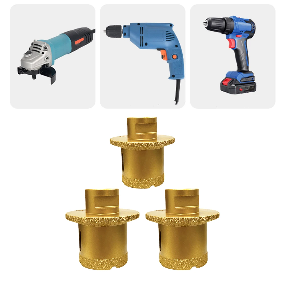 Progetti di installazione dello strumento di perforazione del lavello del trapano per piastrelle in porcellana Marcatura del diametro inciso ottimale per materiali resistenti