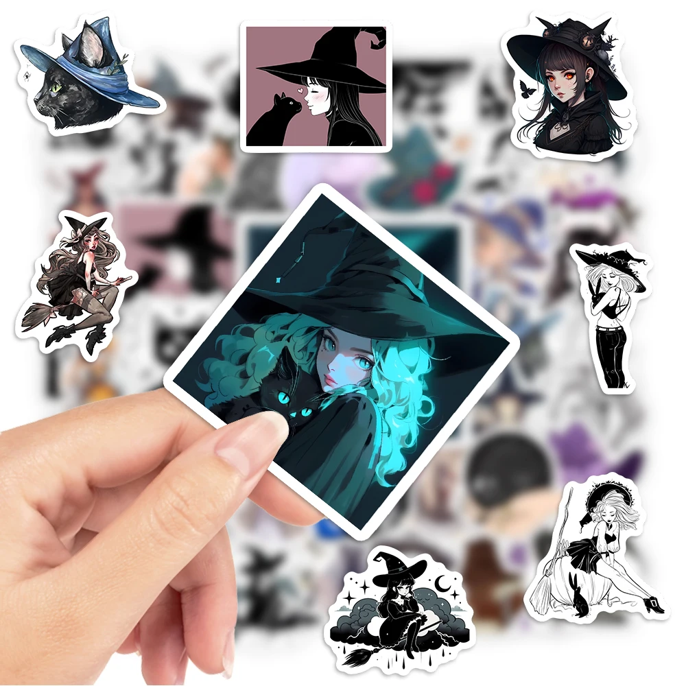 Gothic Witch Stickers DIY Kids - Phone Accessories For Your Car ulasan dan harga