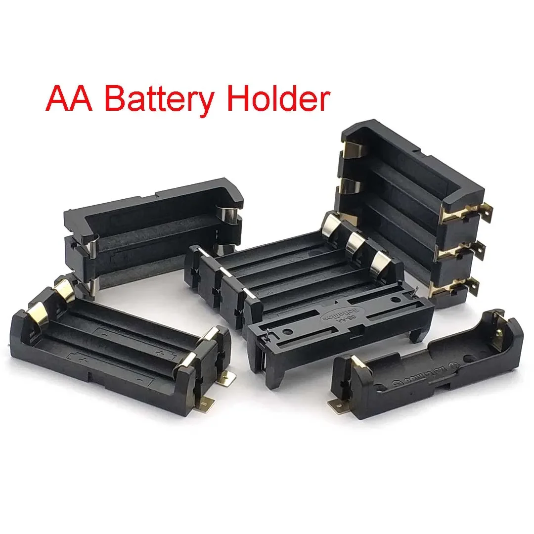 High Quality 1 2 3 AA Battery Box SMT SMD THM 1 2 3 AA Battery Holder Battery Box 14500