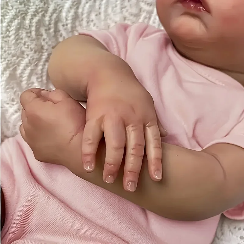 Risbecko Urocza Lalka Reborn o Rozmiarze 45 cm - Realistyczne Detale, Wygląd Ręcznie Robiony - Idealna dla Kolekcjonerów i na Prezent