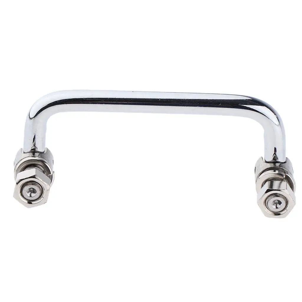 Stainless Steel Handrail 4 inch Folding Grab Handle for Marine Yacht Baot RV Trailer Motor Home, Silver - view 4