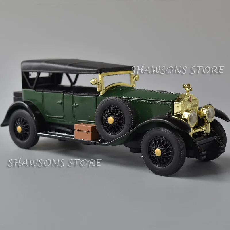 

1:32 Scale Diecast Model Car Toys Vintage Phantom I Pull Back Miniature Replica Sound & Light