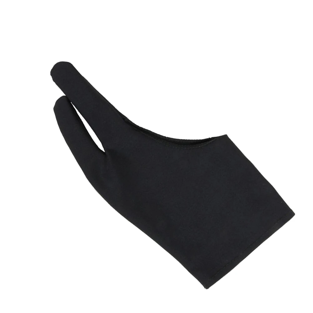 Two-finger Gloves Anti-fouling High Elasticity Anti-dirty Graphics Drawing Right Left Hand Soft Wear-resisting