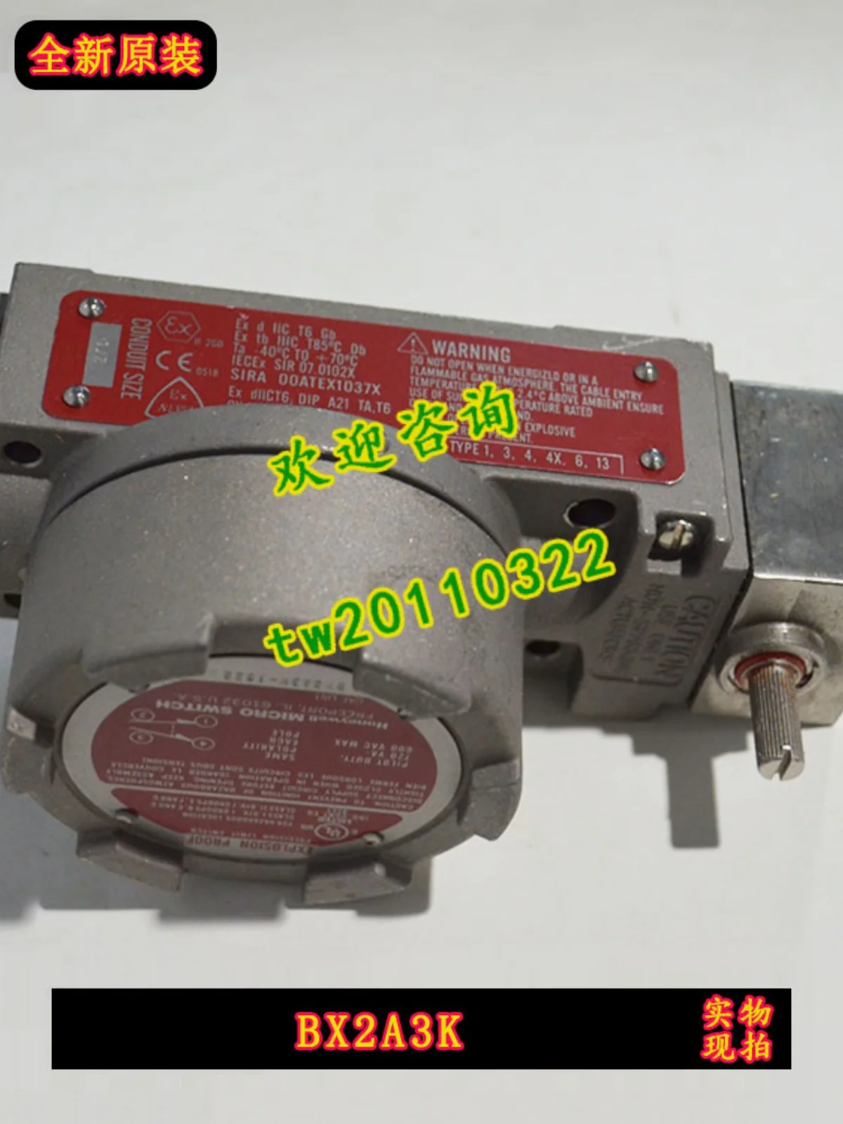 [Physical Photo] BX2A3K Honeywell Limit Switch, The Price Shall Prevail