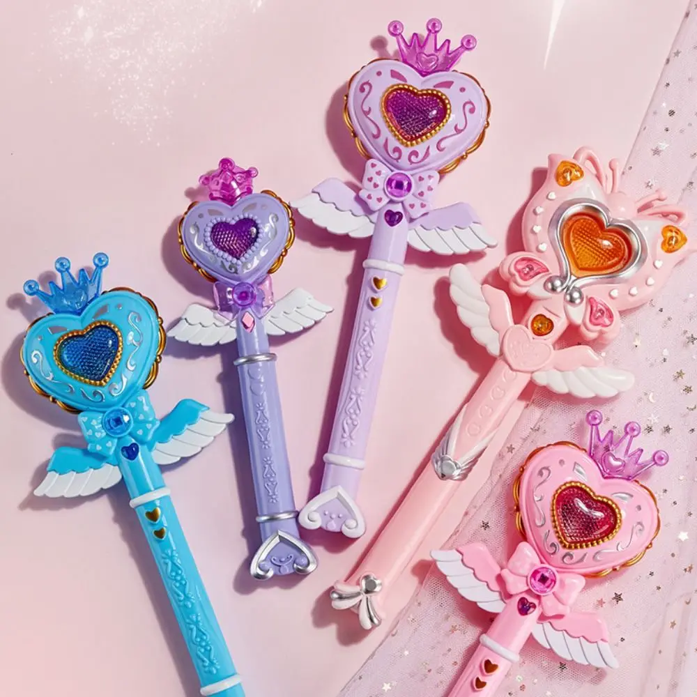 Fairy Wand Luminous การ์ตูนกระพริบ Glow Stick เพลงที่มีสีสันกระพริบ Glow Stick น่ารัก Sound Wand Fairy การ์ตูนอะนิเมะของเล่นเด็ก