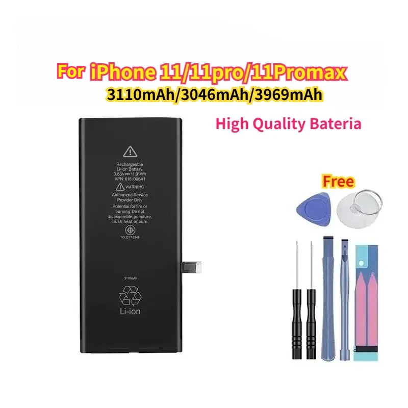 Mobile Phone Battery For Apple iPhone 11/11pro/11Promax New High Quality Bateria