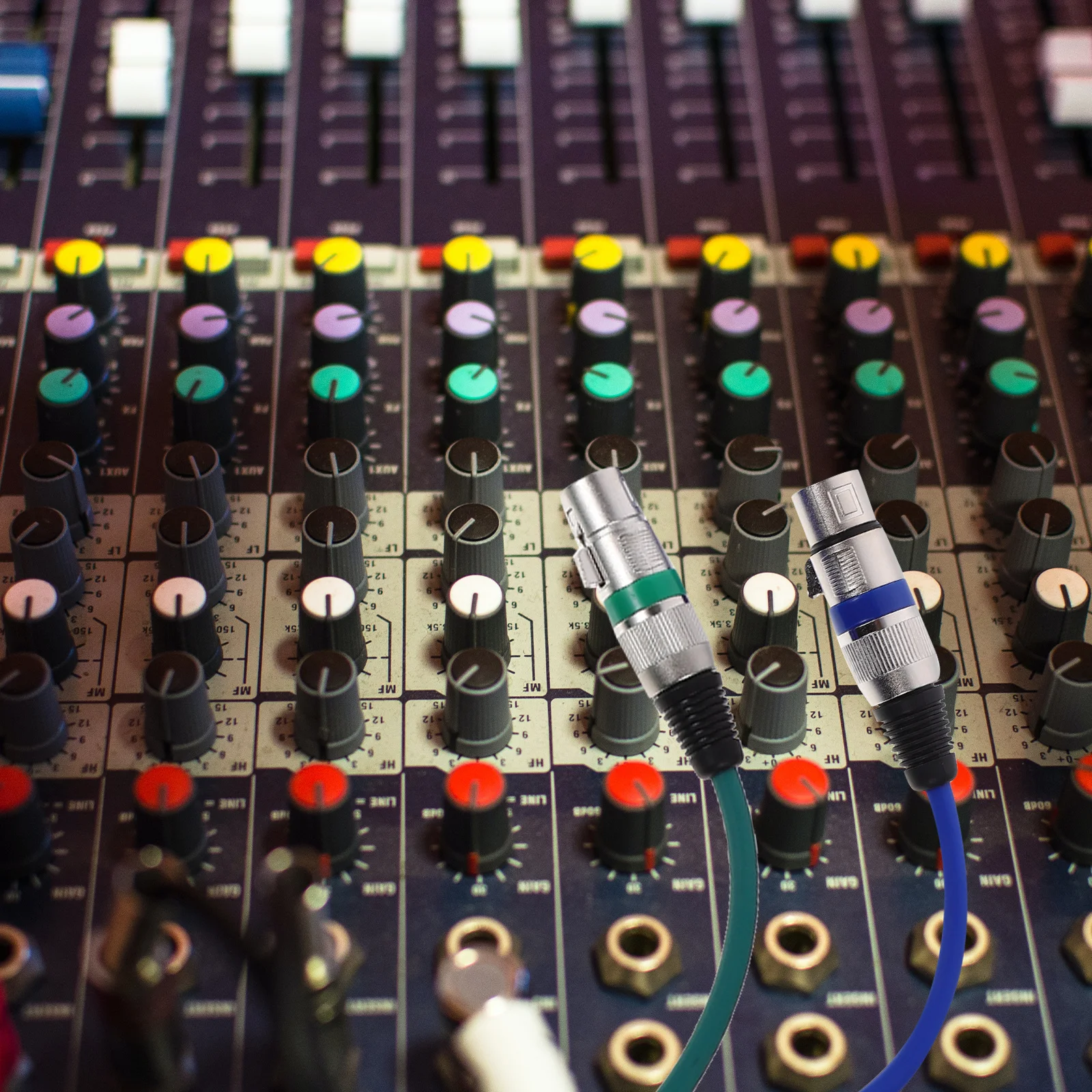 3 Pezzi Cavo XLR Maschio-Femmina Lunghezza 2m Cavi Microfono a 3 Pin Trasmissione Audio Durevole Cavo XLR Cavo Microfono a 3 Pin