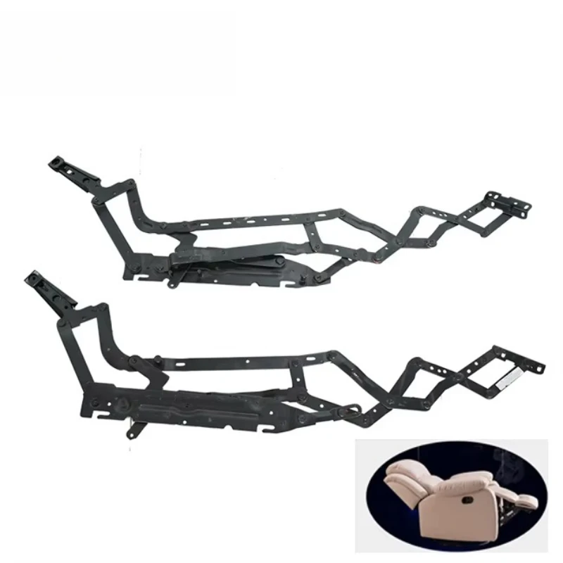 

New Furniture Hardware Accessories Metal Frame Reclining Chair Mechanism Bidirectional High Leg Push Back Chair Hinge
