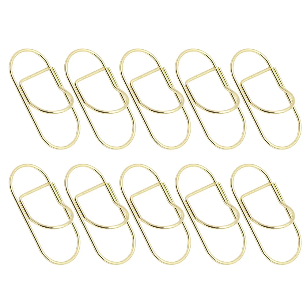 10Pcs Receipts Fix Clips Pencil Notebook Clip Practical for Organizing Papers and Holding Pens Paper Clip Holder