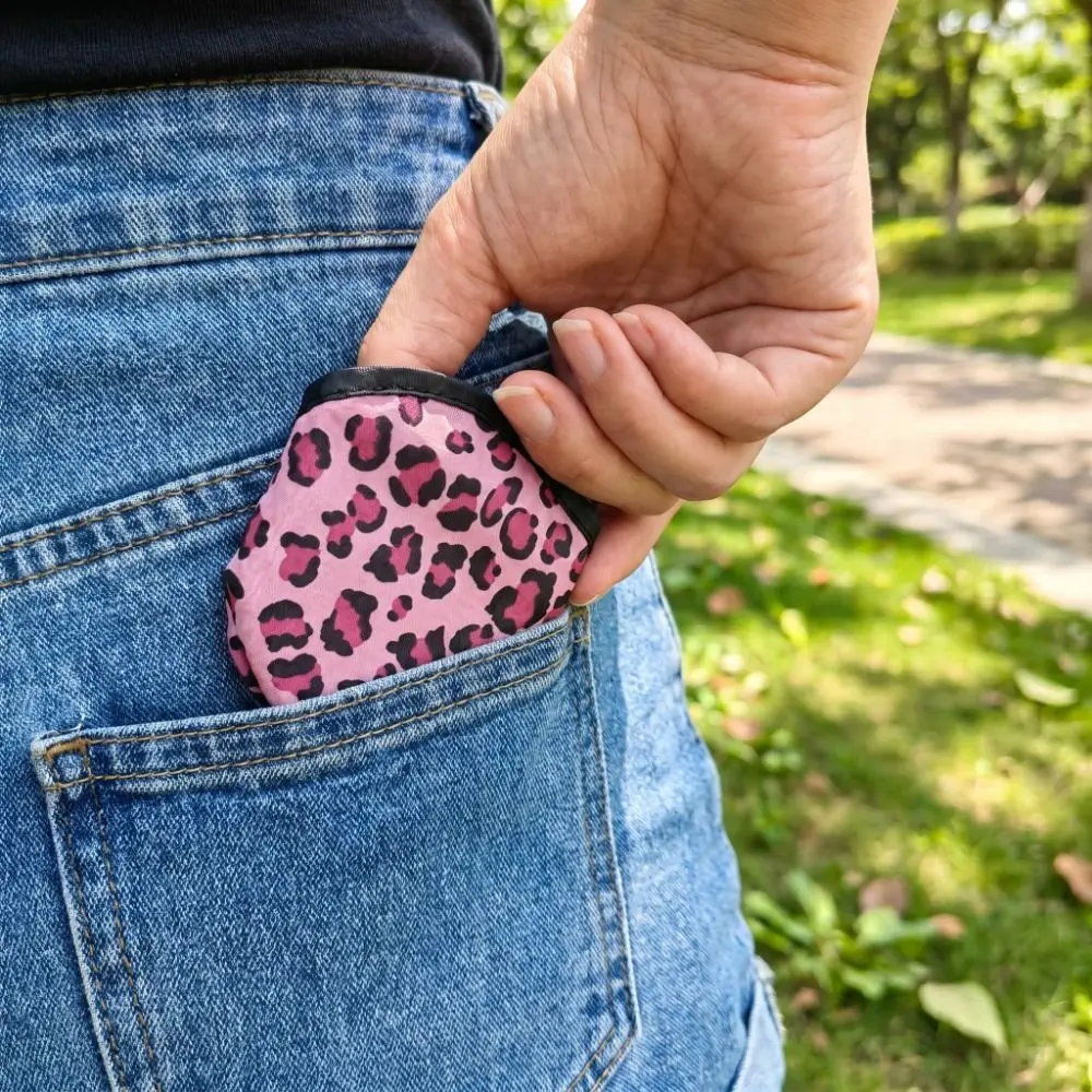 Reusable Football Pattern Foldable Hand Fan Lightweight Summer Round Fan Pocket Size Mini Handheld Fan Party