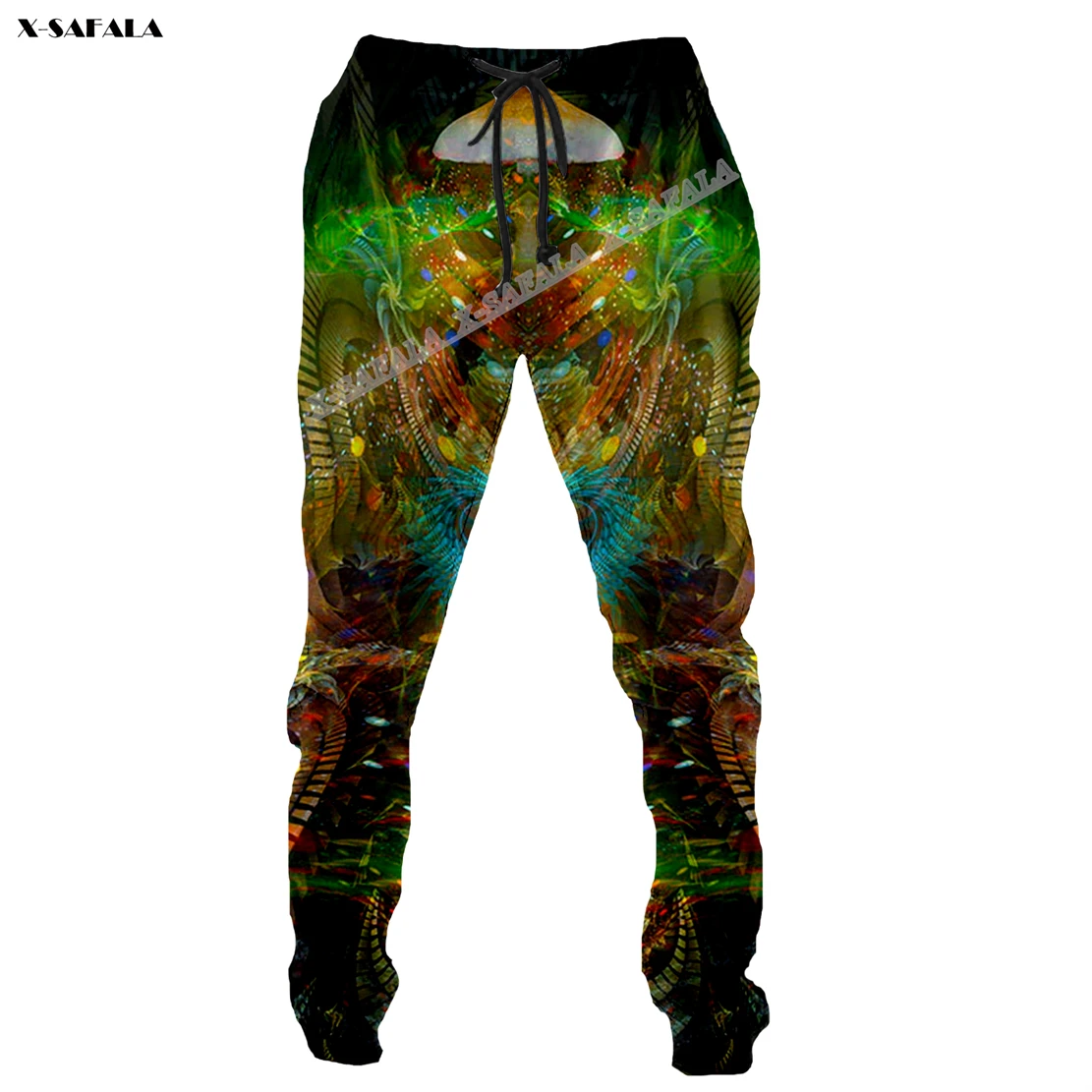 Trippy Madala Psychedelic Frog 3D Printed Trousers Men Sweatpants Casual Long Jogger Loose Sports Pants Samurai Harajuku