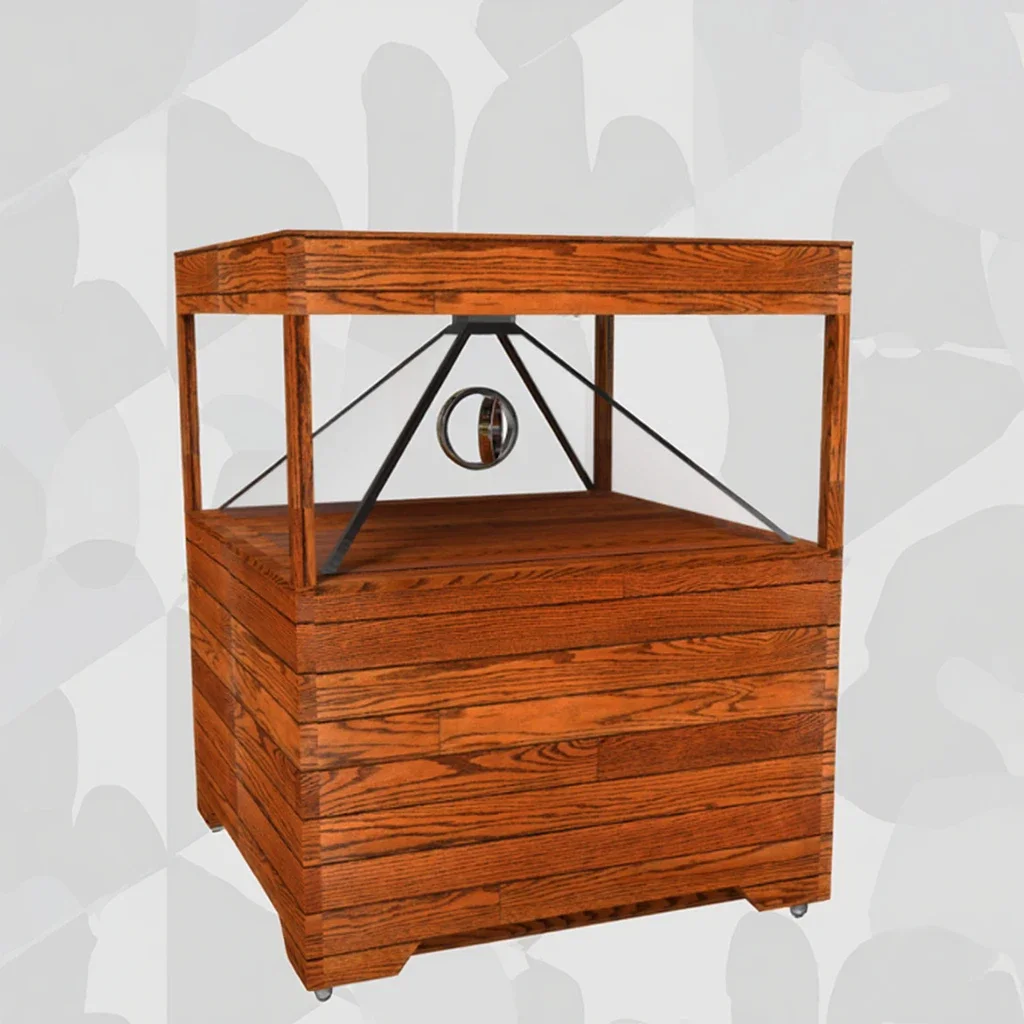 Werkseitig hergestellte 3D-Schmuckvitrine LCD-Vitrine