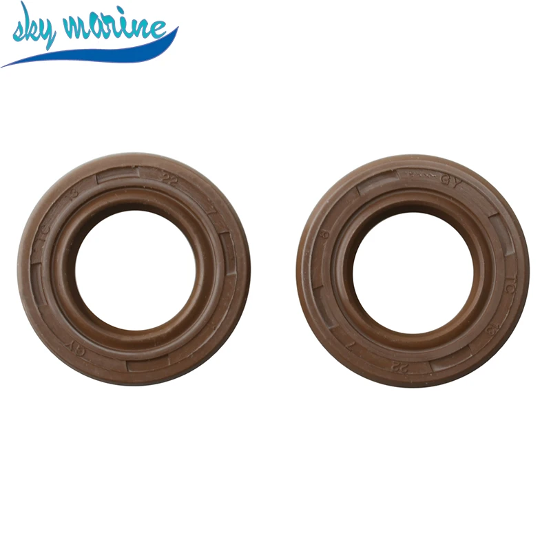 93101-13M14 93101-13M12 Oil Seal For Yamaha Boat Motor 2 Stroke Parsun HDX SEAPRO 3HP 4HP 5HP F2 F2.5 F4 F5 F6 13*22*7mm