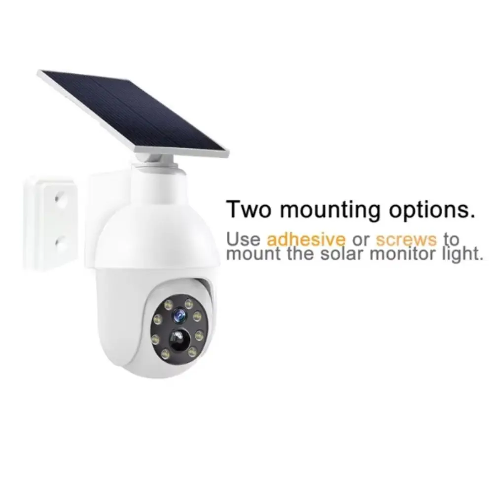 Solar Powered Solar Fake Security Camera Motion Sensor PIR Infrared Sensor Solar Surveillance Sensor Light 8 LED Anti-Theft