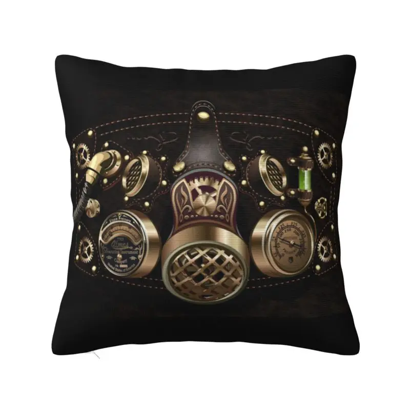 

Retro Steampunk Parapunk Metall Nordic Throw Pillow Covers Fighter Pilot Chair Cushion