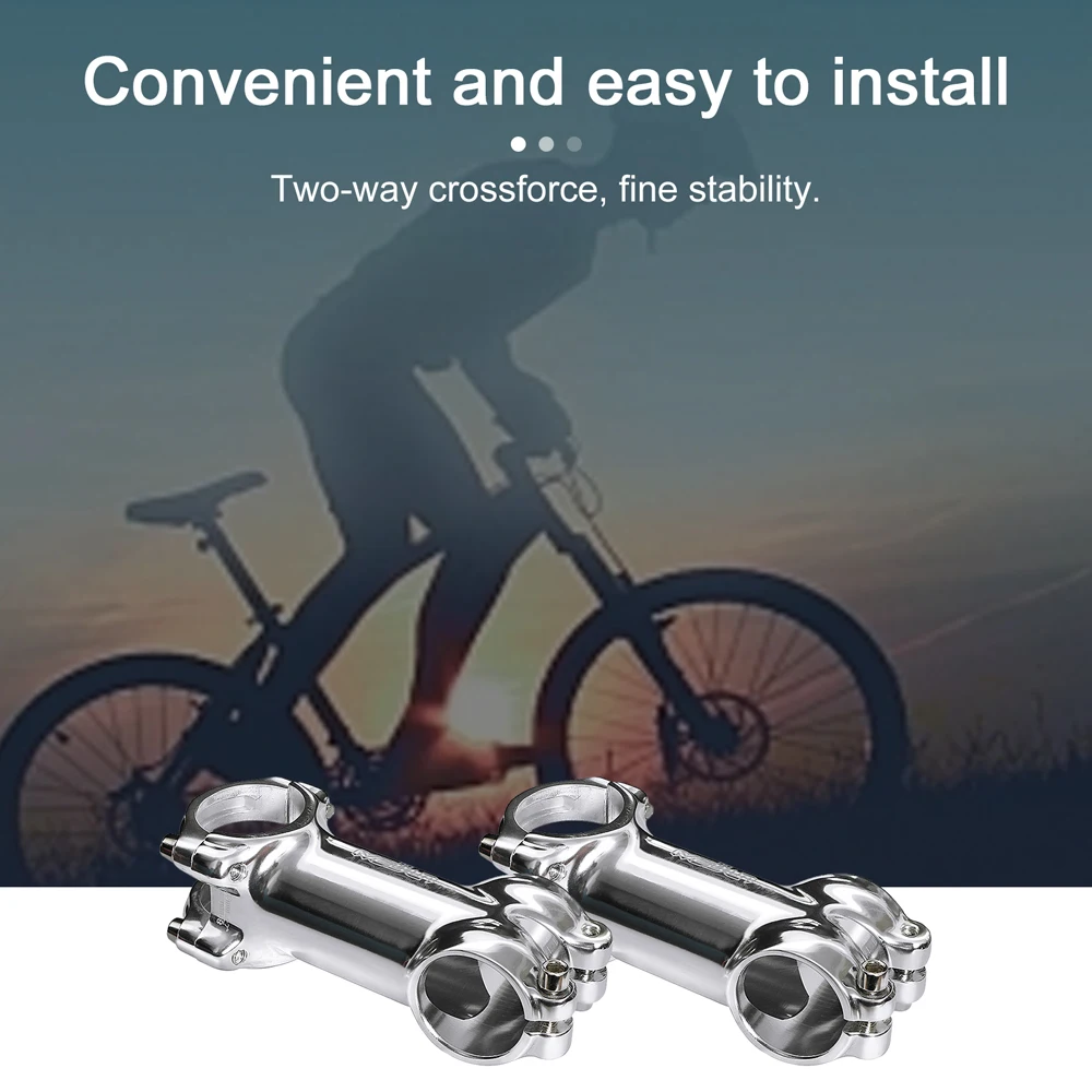 Bicycle Handlebar Stem Aluminum Alloy Bike Handlebar Riser Road Bike Front Fork Stem Adapter Cycle Accessory