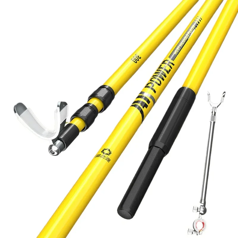 

New large rod bracket fishing turret bracket croissant head large rod special carbon enhanced version