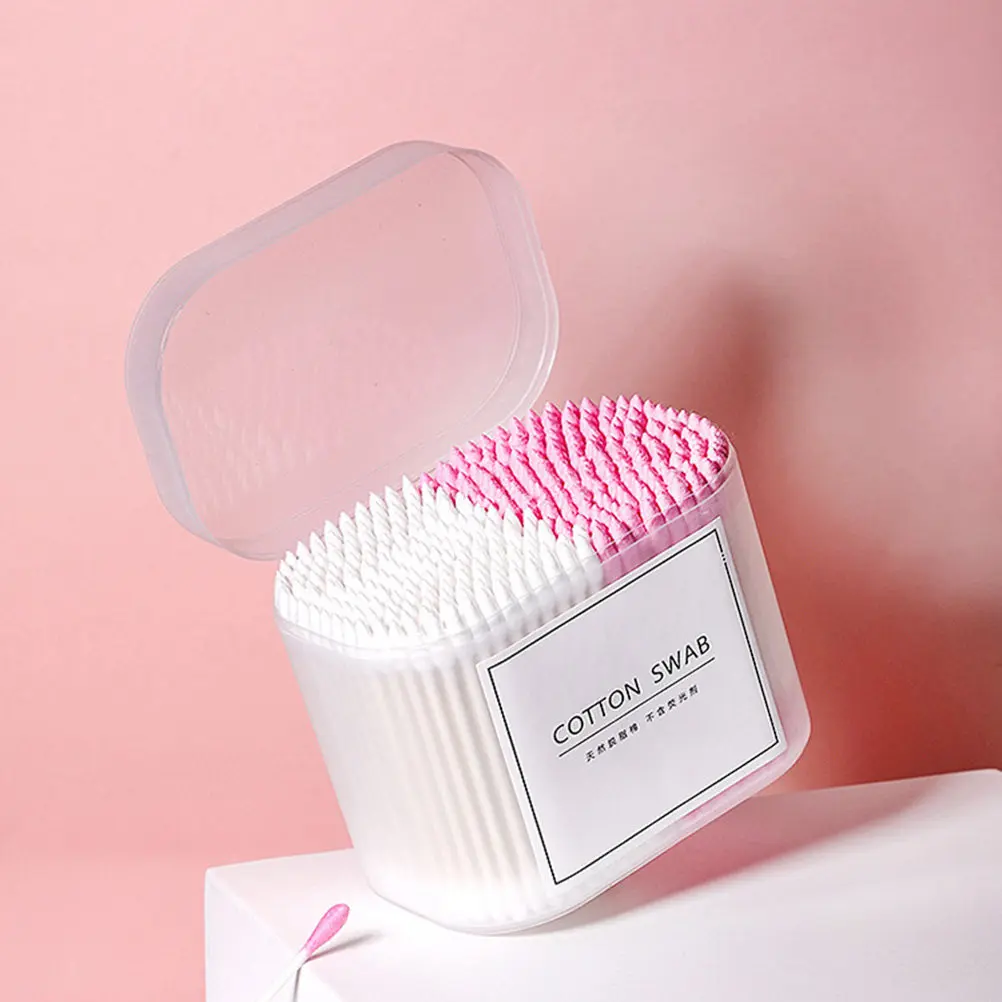 

2Packs Cotton Buds Double Head Disposable Makeup Swabs Multipurpose Cleaning Tool for Home Travel Beauty Accessories